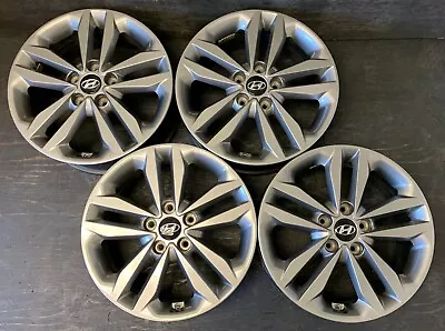 (4) Hyundai Elantra Genesis Sonata Tiburon Veloster Wheels Rims + Caps 17  • $695