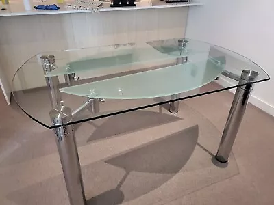 Nick Scali Extendable Glass Dining Table • $120