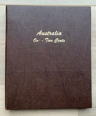 AUSTRALIAN:  1966 -  1991  1 And 2 CENT COINS  COLLECTION  IN DANSCO ALBUM   ... • $320