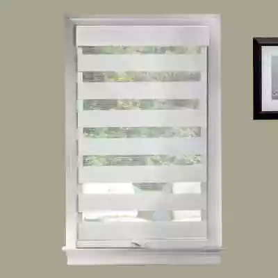 New Achim Cordless Celestial Sheer Double Layered Window Shade Adjust Up To 72  • $49.99