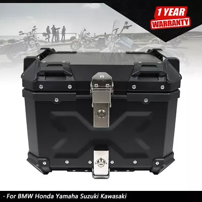 45L Tail Box Balck Motorcycle Luggage Waterproof Scooter Trunk Storage Top Case • $103.62