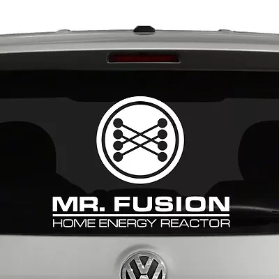 Mr Fusion Home Energy Reactor Back To The Future Inspired Vinyl Decal Sticker • $5.95