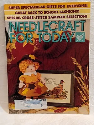 $7.36 • Buy Needlecraft For Today Sept Oct 1986 Cross Stitch Embroidery Knit Crochet Sampler