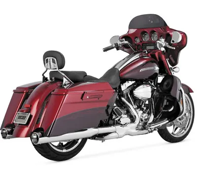 Vance And Hines 16857 Monster Slip-On Exhaust HD Harley Dresser Roadking 07-16 • $449.99