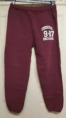 Russell Athletic Maroon Cherokee Middle School Indians Track Field Running Pant • $11.95