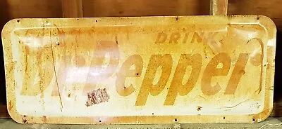 Dr Pepper Original 1978 Concave Metal Soda Sign Marked G-78 • $135