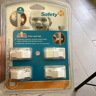 Safety 1st Magnetic Tot Lok 4 Lock Set New Cabinet Drawers Secure • $14.90