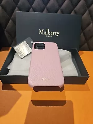 MULBERRY Apple IPhone 12 Phone Case With Mag & Box Heavy Grain Lilac Blossom  • £64.99