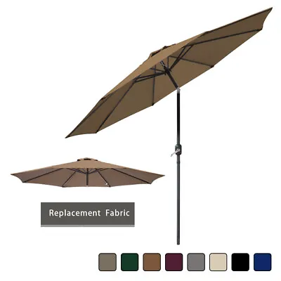 £24.99 • Buy 3M Round Garden Parasol Sun Shade Canopy Patio Outdoor Umbrella With Crank Tilt
