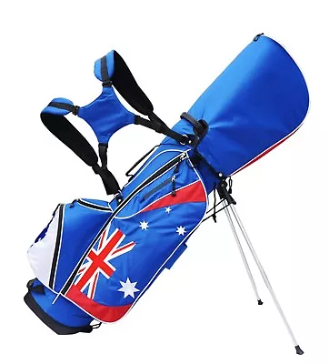 Custom Australian Flag PU Leather Stand Bag • $955