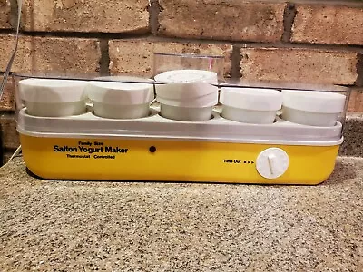 Complete Vintage Salton Yogurt Maker GM-1 Automatic Controlled Cooker ( • $25