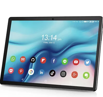 Tablet 10 Inch Dual SIM Solt Android 9.0 Quad Core Processor Tablets 32GB ROM... • $107