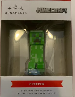 Hallmark Minecraft Creeper 3” Green Collectible Christmas Tree Ornament Cake Top • $12.99