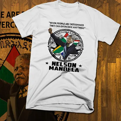 Nelson Mandela T-shirt Black History MLK Malcolm X All Sizes Soft Cotton • $19.50