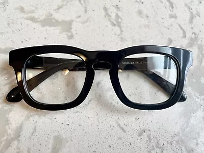 Thick Acetate (Plastic) High Quality Eye Glasses Frames BLACK COLOR • $29.99