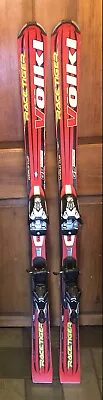 142 Cm Volkl RaceTiger WC GS Racing Skis With Marker 1200 Bindings • $99