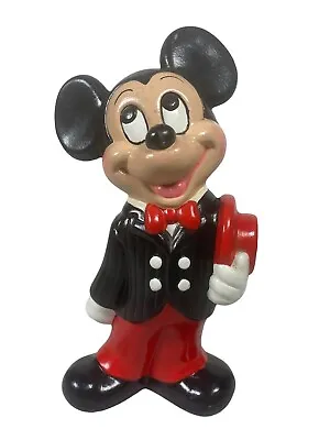 Walt Disney Productions Mickey Mouse Figurine Barber Shop Quartet Dapper Dan Vtg • $33.99