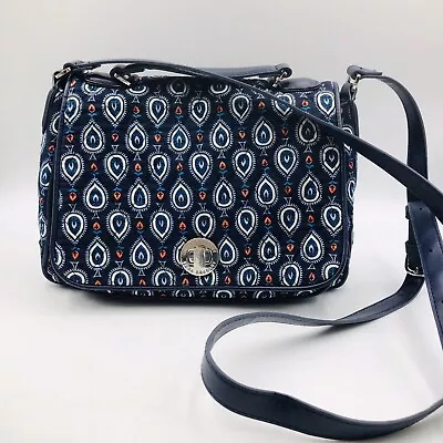 Vera Bradley Marrakesh Motifs Trimmed Trapeze Crossbody Handbag Retired Print • $28