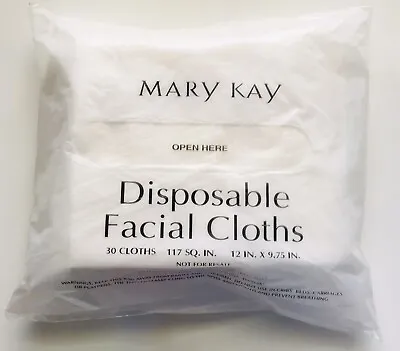 New & Sealed Mary Kay Disposable Facial Cloths Pack Of 30 ~ Fast Ship • $11.91