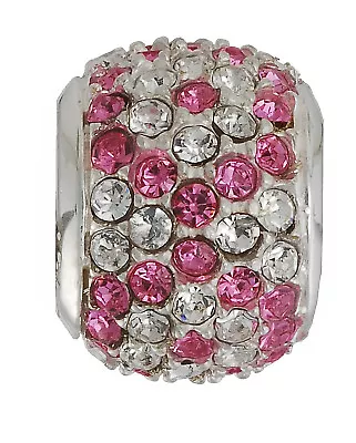£45 • Buy Amore & Baci Pave Bead Sterling Silver