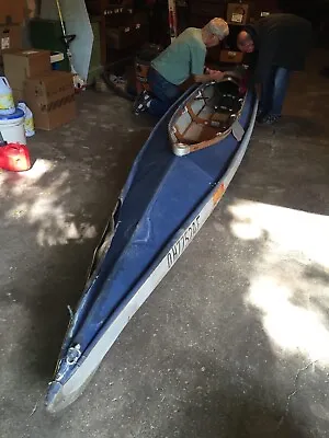 $598 • Buy VIntage 1958 Klepper Folding Kayak.  Several Patches, See Photos