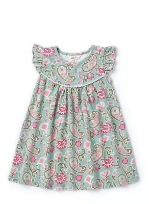 Matilda Jane GROWING SEASON PEARL Dress 10 Pink Green Paisley Happy & Free NWT • $35