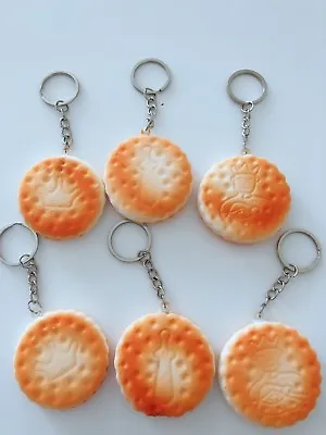$7.85 • Buy 3x Slow Rising Biscuit Cookies Squishies Squishy Keyring Key Holder Squeeze Toy