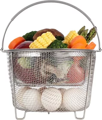 AOZITA Steamer Basket For Instant Pot Accessories 6 Qt Or 8 Quart - 2 Tier • $26.75
