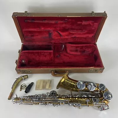 Noblet Alto Saxophone Paris France Antique With Case Serial 7603 • $120