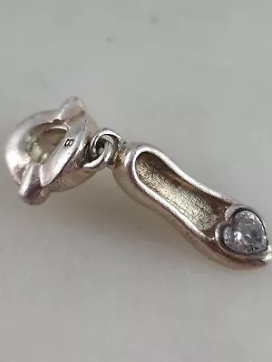 Chamilia Cham Disney Sterling Silver Princess Slipper Charm Bead 3.8 Grams • £27.25