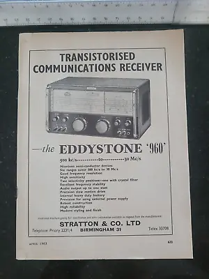 The Radio Constructor Bound Volume Magasine April 1963 • £34.06