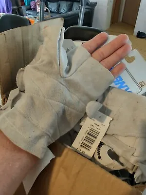 24 New  Swany  Performance Fingerless Leather Welding Work Gloves T-3 Mens Large • $68