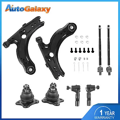 $75.90 • Buy Front Lower Control Arm W/ Tie Rod End Link+Ball Joint For VW Beetle Jetta Golf