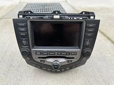 03 04 05 06 07 Honda Accord  Radio Stereo Cd Player Changer Navigation Oem • $304.99