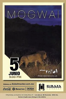 MOGWAI 2012 MEXICO CITY CONCERT TOUR POSTER - Post-rock Music • $19.15