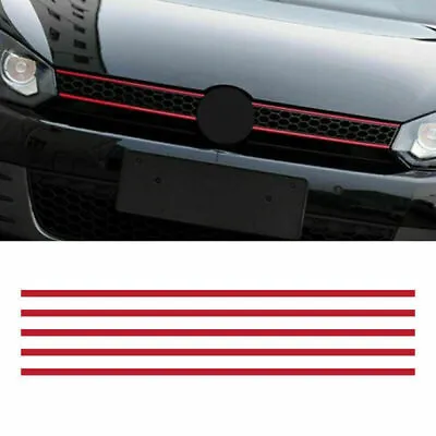For VW Golf 6 7 Polo GTI Front Hood Grille Decals Car Stripe Sticker Decoration • $6.98
