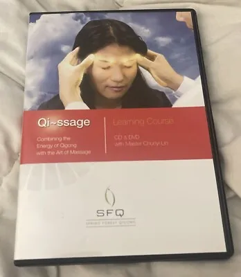 RARE Qi-ssage Learning Course DVD + CD Qigong Massage Master Chunyl Lin • $29.95