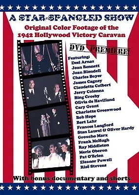 Hollywood Victory Caravan - A Star Spangled Show DVD Laurel Hardy Cagney Groucho • $14.95