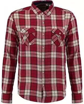 £6.91 • Buy SoulStar Soul Star Long Sleeve Check Shirt Pockets S-M BNWT RRP £29.99 Burgundy