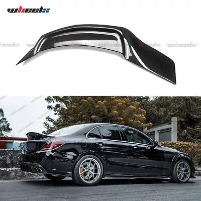For 2008-2014 Mercedes Benz W204 C-class C63 Rear Trunk Spoiler Wing Carbon Look • $73.95