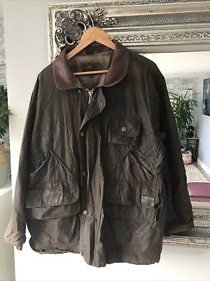 £49.99 • Buy Vintage Mulberry Waxed Cotton Mens Jacket M Medium Wax Coat ( Please Read !)