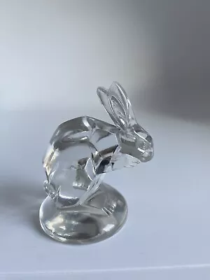 Rene Lalique Lapin Seal - 1925 Vintage Signed R. Lalique Glass Rabbit (lapin) • $475