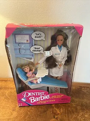 Vintage Dentist Talking Barbie And Patient Blonde Kelly 1997 - 17707 New In Box • $42