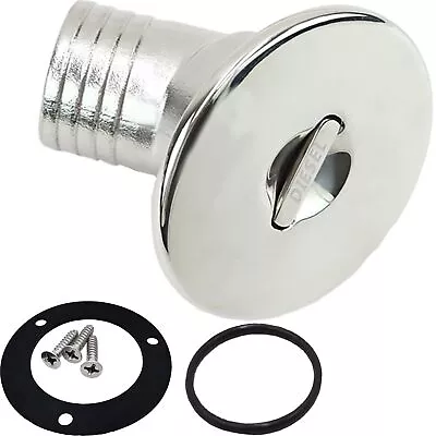 Boat Deck Fuel/Gas/Water/Waste Fill/Filler Tank Key Marine 316 Stainless Stee... • $34.80