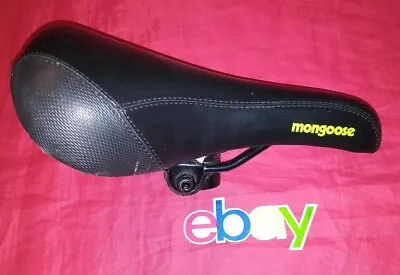 Mongoose Black & GREEN Cycle Seat Original Genuine OEM GOOD  • $24.99