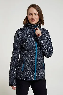 Mountain Warehouse Exodus Womens Softshell Jacket Water Resistant Ladies Coat • £43.87