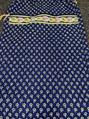 VTG Vera Bradley Maison Blue Quilted  Bag Hanging Garment Suit Travel HTF • $19.99