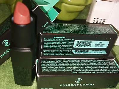 2 Vincent Longo Lip Stain Lipsticks Visuvio Sheen 50215 SPF 15 • $10.55