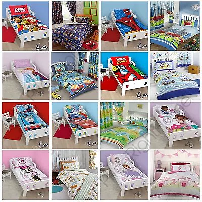 Character Disney Junior Toddler Bed Duvet Covers Bedding Sofia Cars Paw Patrol • £14.99