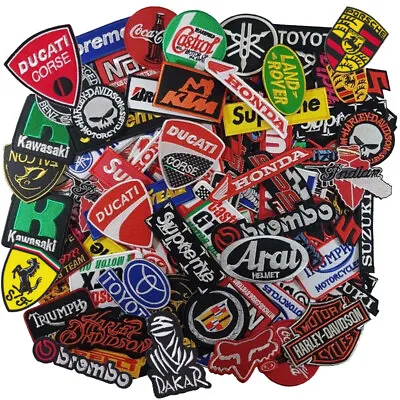 Car Racing Race Motorcycle Biker BigBike Auto Motor Sports Iron On Patch Random • $339.99